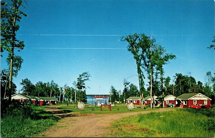 Plombs Cabins (West Shore Resort) - Old Post Card (newer photo)